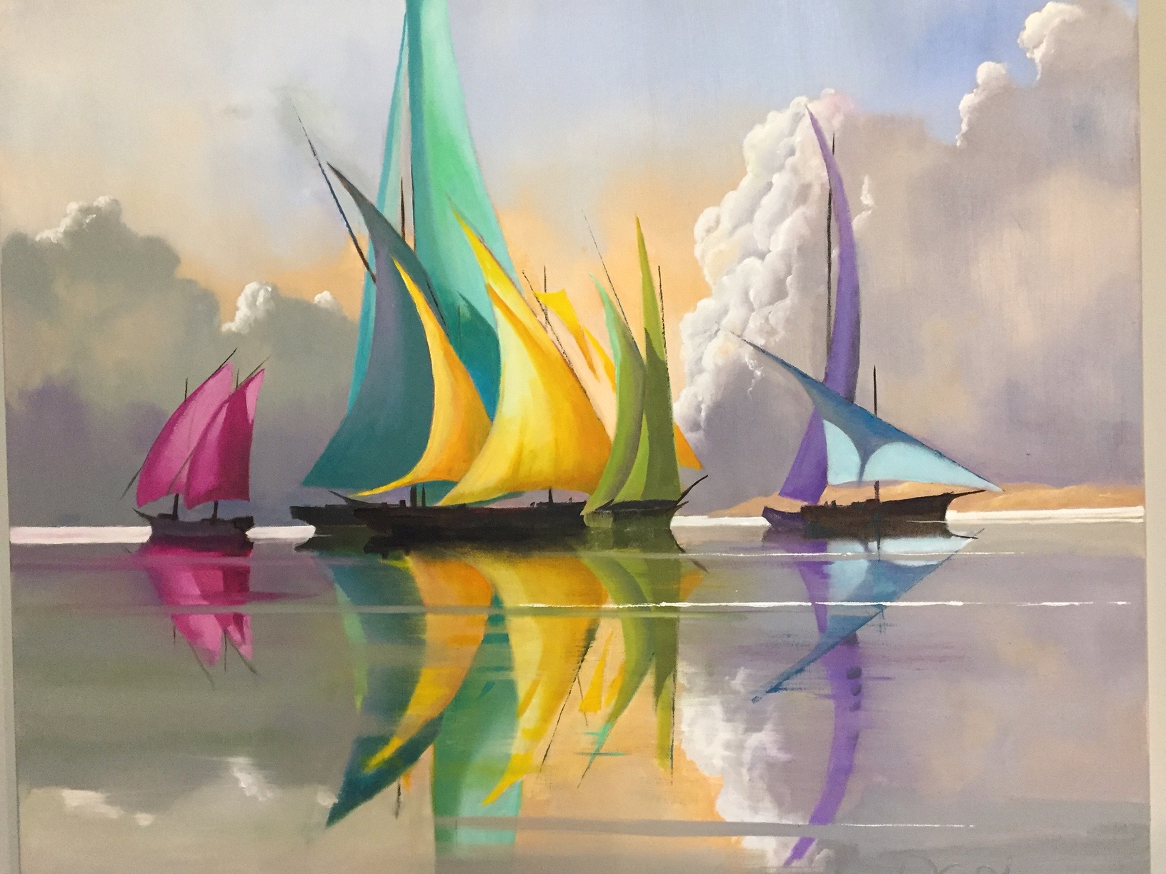 Scimitar Sails by Paul Stone Art